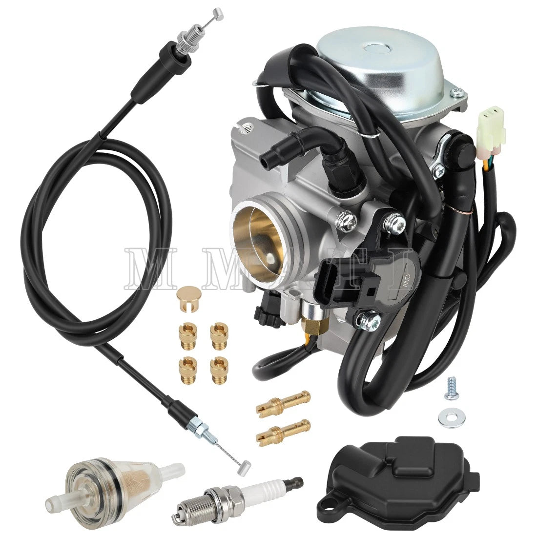 Carburetor w/Throttle Cable for Honda Foreman Rubicon 500 TRX500FA FPA FGA (2005–2014)