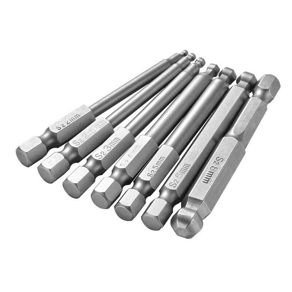 Screwdriver Shaft with 1/4" Hexagon Handle and Strong Magnet