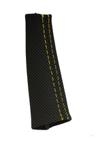 Carbon Fiber E Brake Cover for Nissan Skyline R33 (1993–1998) Yellow Stitch