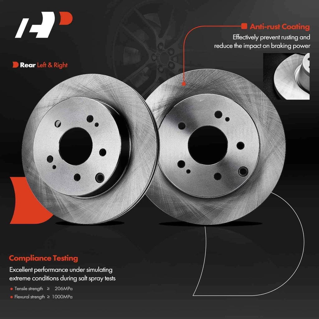 Rear Disc Brake Rotors for Mitsubishi Eclipse Galant (2006-2012)