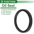 Set of 5 Oil Seal Rotary Shaft Seal NBR Rubber 50x58x5mm