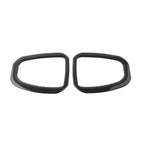 2X Black Rear Seat Adjustment Switch Frame Trim for Jeep Wrangler JL (2018–2021)