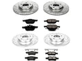 Front and Rear Brake Pad and Rotor Kit for Mazda 5 (2006–2007) TK297DX
