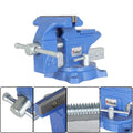 4-1/2" Utility Combination Pipe Vise with Swivel Base for Woodworking