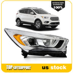 Right Side Halogen Headlight Assembly with LED DRL for Ford Escape (2017–2019)