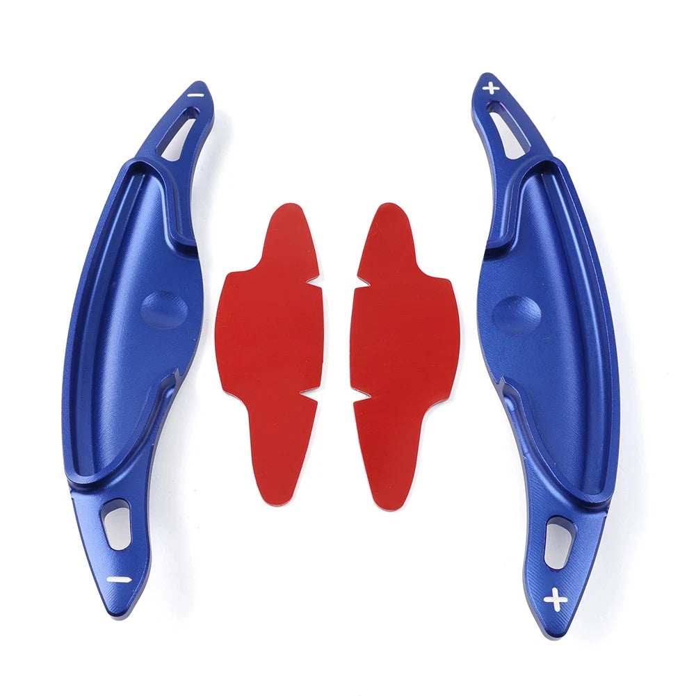 Steering Wheel Paddle Shifter Extensions for Hyundai i30 (2019–2023) Blue