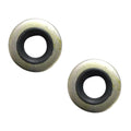 2Pcs Gearcase Lower Unit Oil Seal for OMC Cobra Johnson Evinrude (321788, 0307563)