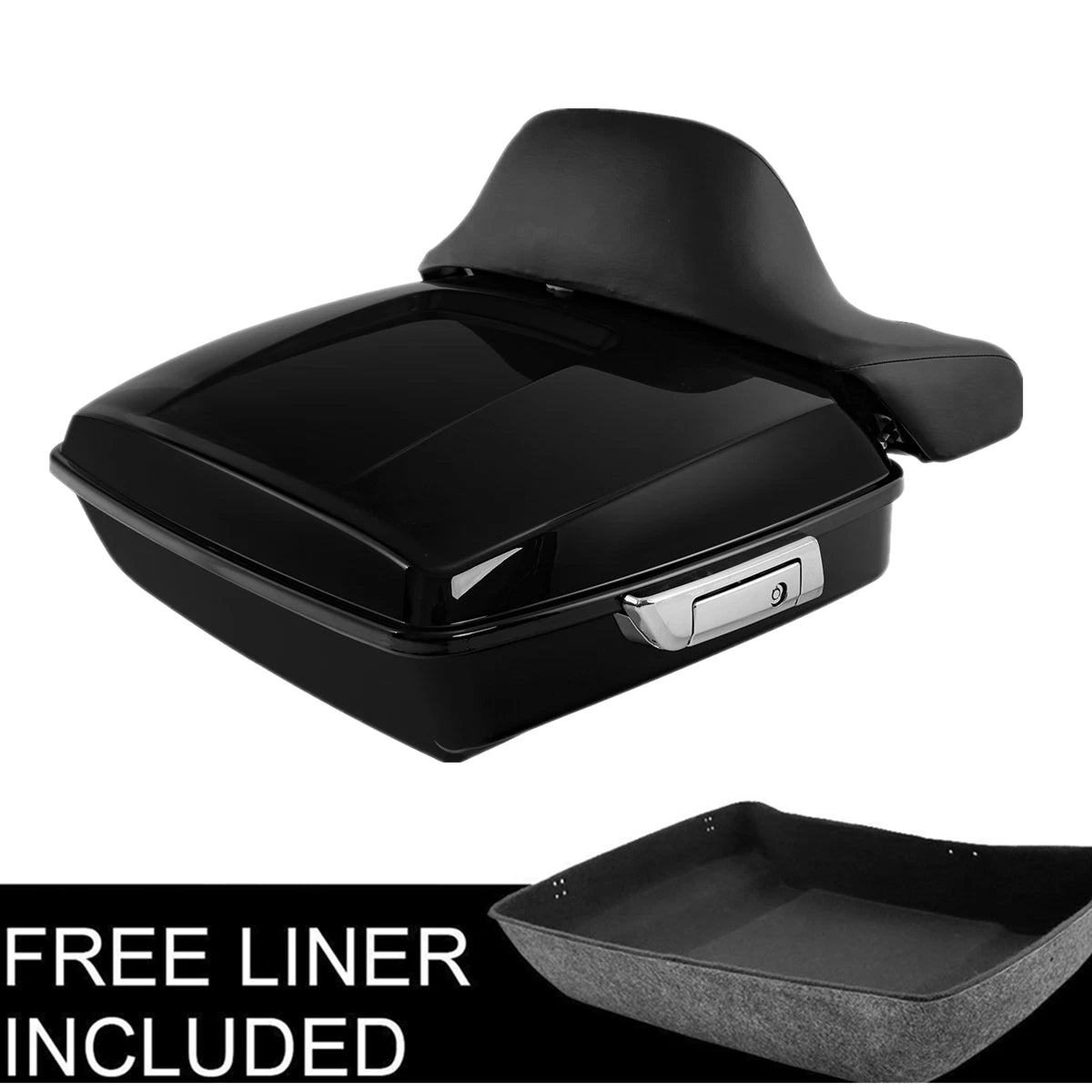 Trunk Backrest Pad for Harley Touring Street Road King Glide (2014–2026)