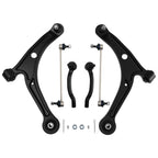 Front Lower Control Arms Sway Bars Tie Rods for Honda Pilot, Acura MDX (2006–2008)