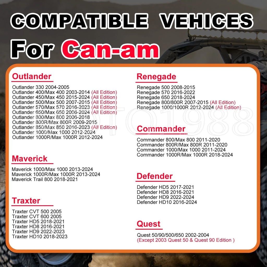2 Timing Chain Tensioner for Can-Am Outlander 400 450 650 (2003–2024)
