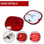 Set of 4 Red LED Brake Tail Light Lenses for Chevy Corvette C4 (1990–1996)