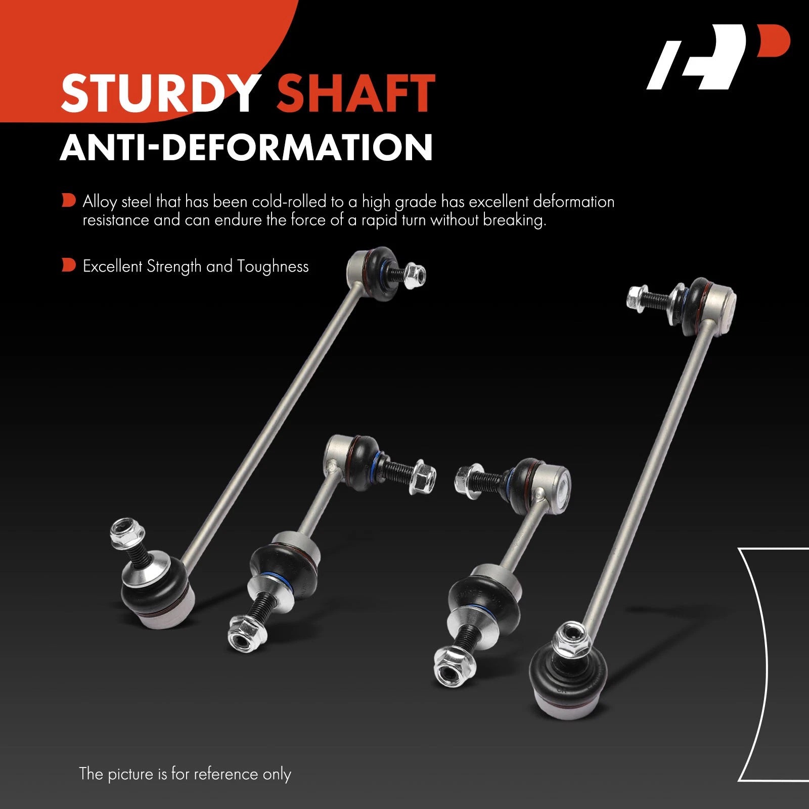 Set of 4 Sway Bar Links for BMW E60 525i 530i 545i 550i (2004–2007)