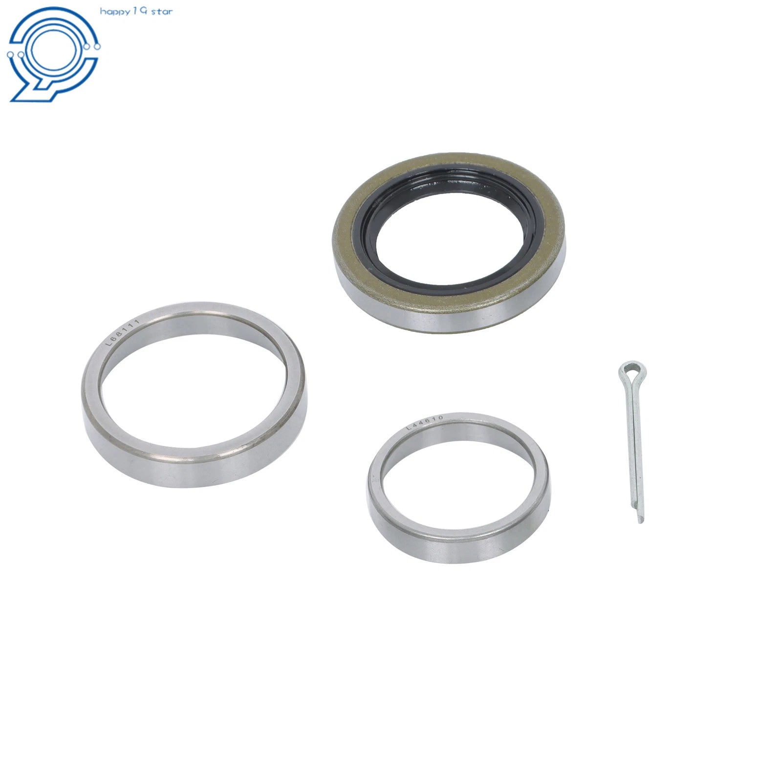 Set of 4 Trailer Bearing Kits for 3500 Lbs Axles (1-3/8" to 1-1/16")