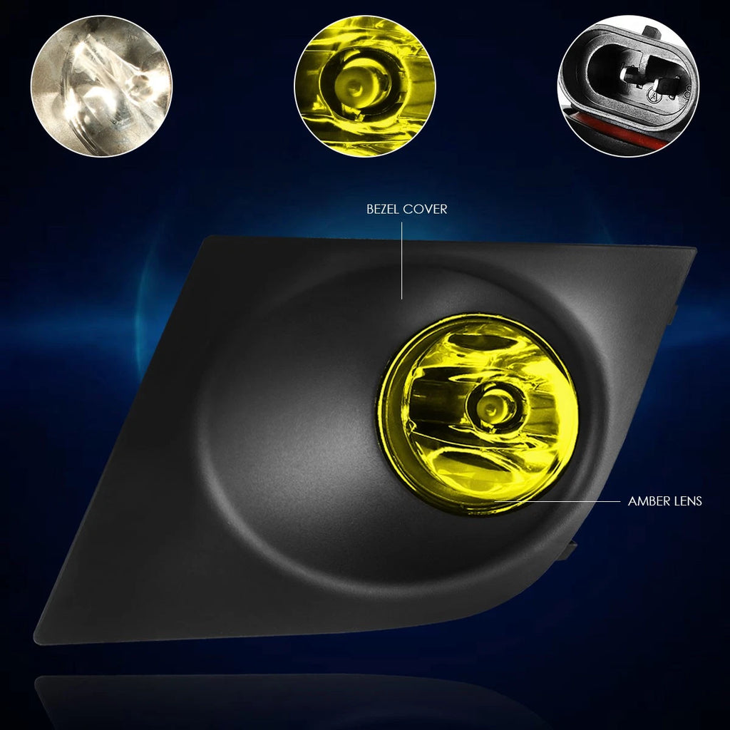 Set of 2 Amber Lens Fog Lights for Scion tC (2011–2013)