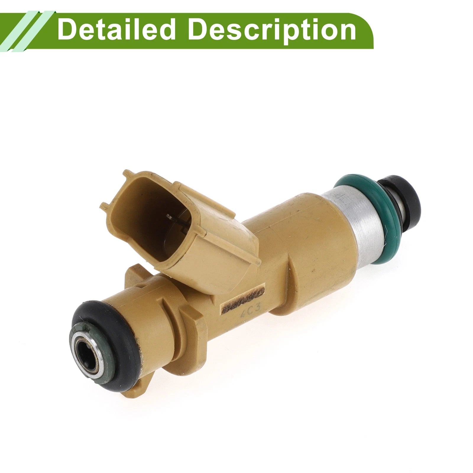 Fuel Injector No. 16450RDVJ01 for Honda Accord Hybrid (2005) 1 Pc Brown