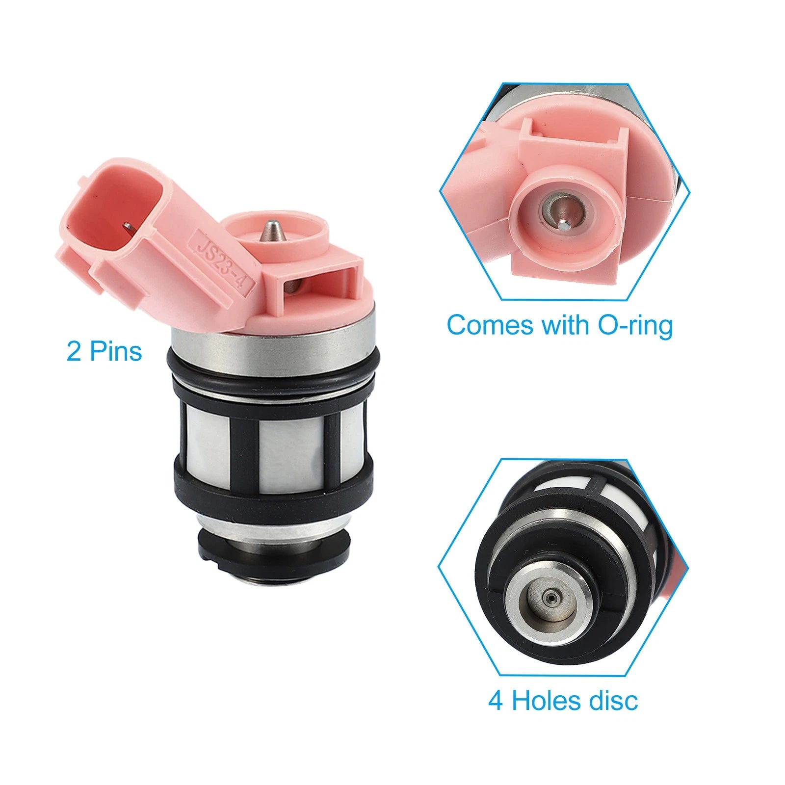 6pcs Fuel Injector Nozzle 16600-9S200 for Nissan Frontier Xterra (2003–2004)