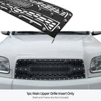 Stainless Steel Black Grille Insert for Toyota Tundra (2003-2006)