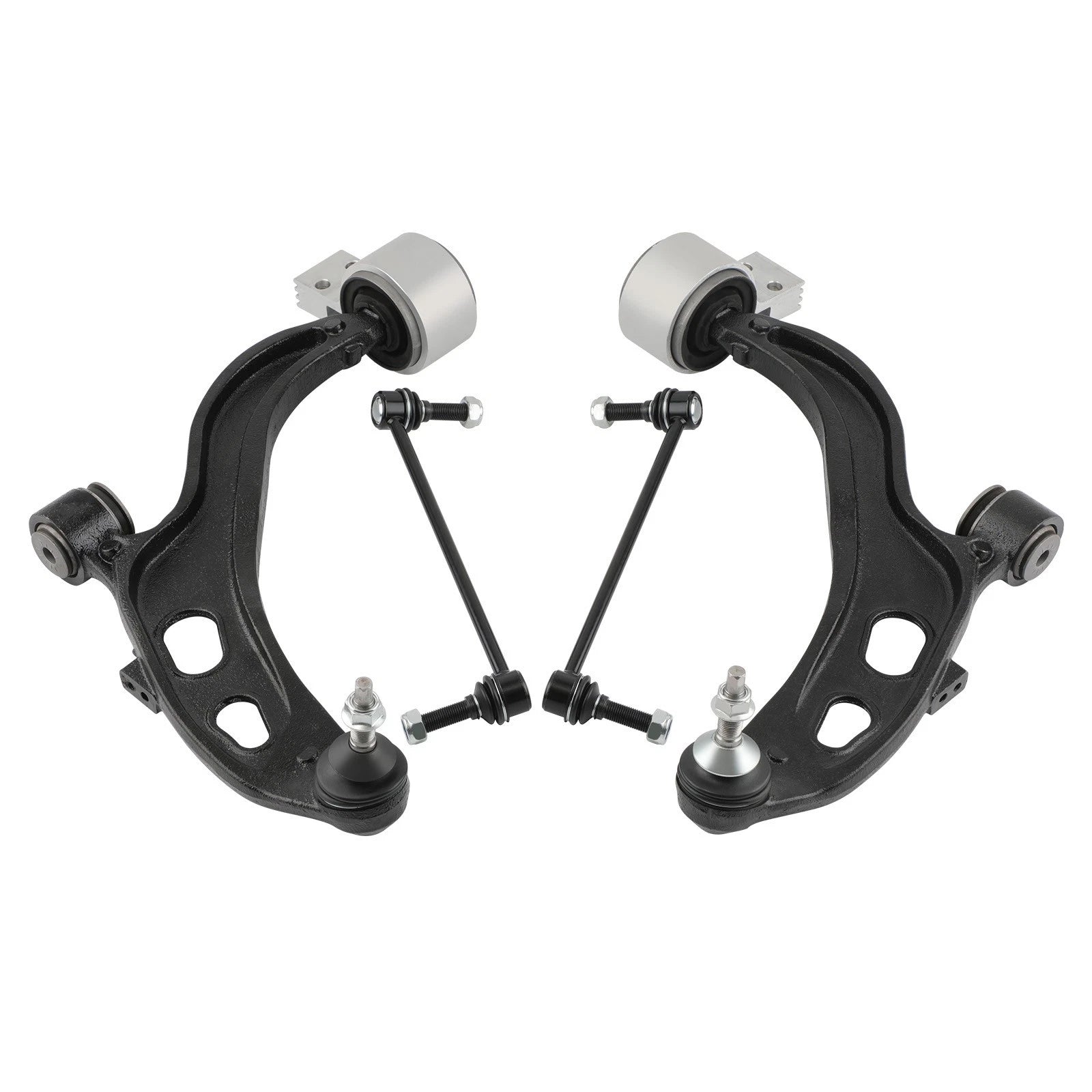 Set of 4 Front Lower Control Arms Sway Bar for Lincoln MKT (2010–2012)