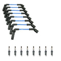 NGK Wire Set & 8 Laser Iridium Spark Plugs for Express 2500 Savana 3500 (2003–2023)