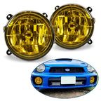 Set of 2 Yellow Lens Glass Fog Lights for Subaru Impreza RS/WRX (2002–2003)