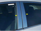 4pc. Luxury FX Chrome Pillar Post Trim For 2014-2019 Toyota Corolla