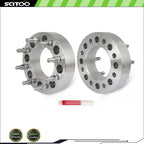 2X 2" Wheel Spacers 8x6.5 14x1.5 for Chevy Silverado GMC Sierra 2500HD (2001–2010)
