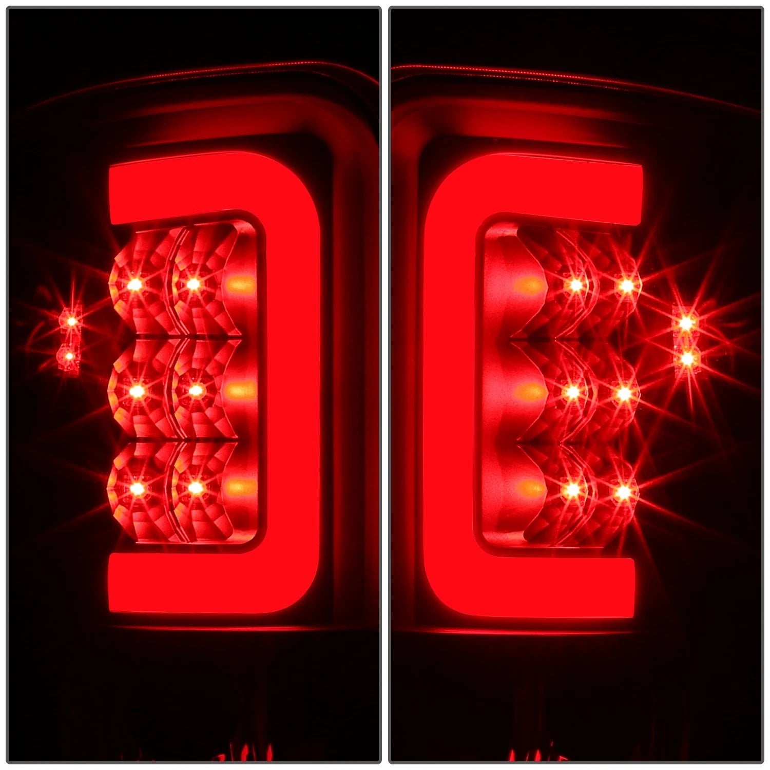 LED C-Tube Tail Brake Light Lamps for Dodge Ram 1500 2500 3500 (1994–2002)