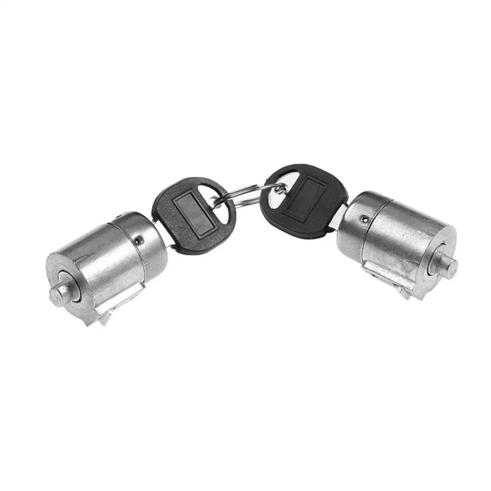 Cadillac Chevy GMC Car Door Lock Cylinder Set with 2 Keys