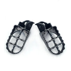 Gray Motocross MX Foot Pegs for Suzuki DR650SE (1996–1997), DR350 (1990–1995), DR25 (1990–1993)