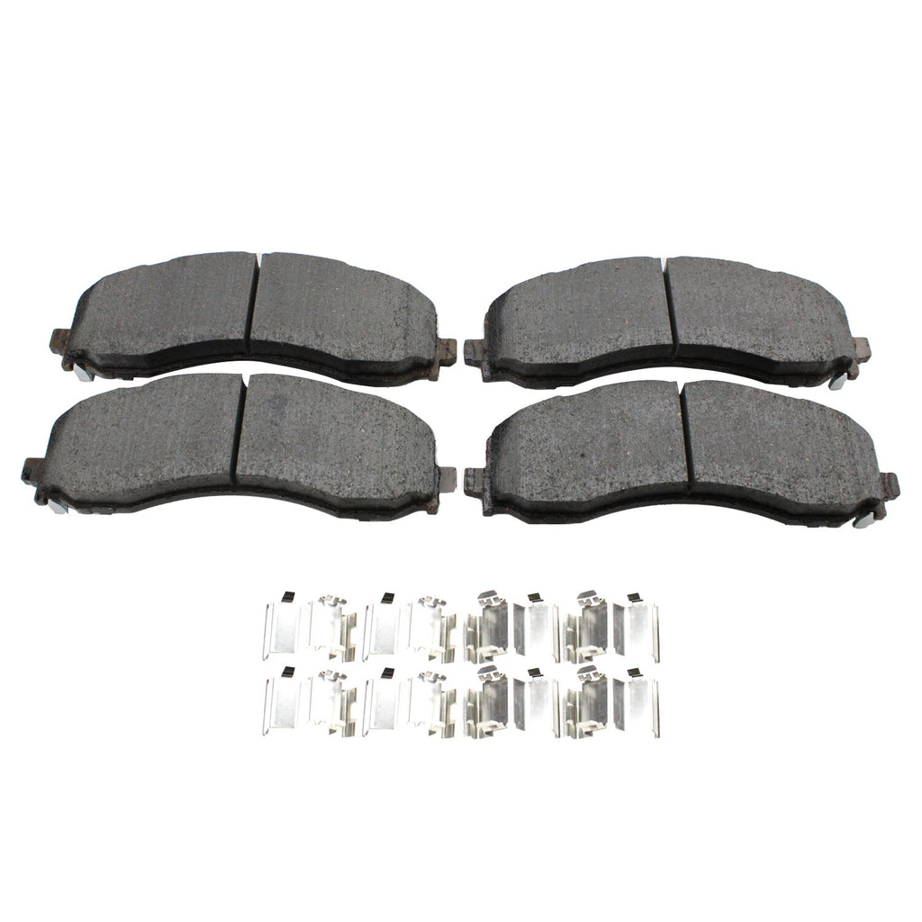 Set of 4 Akebono ProACT Front Ceramic Brake Pads for Dodge Ram 2500 3500 (2019–2022)