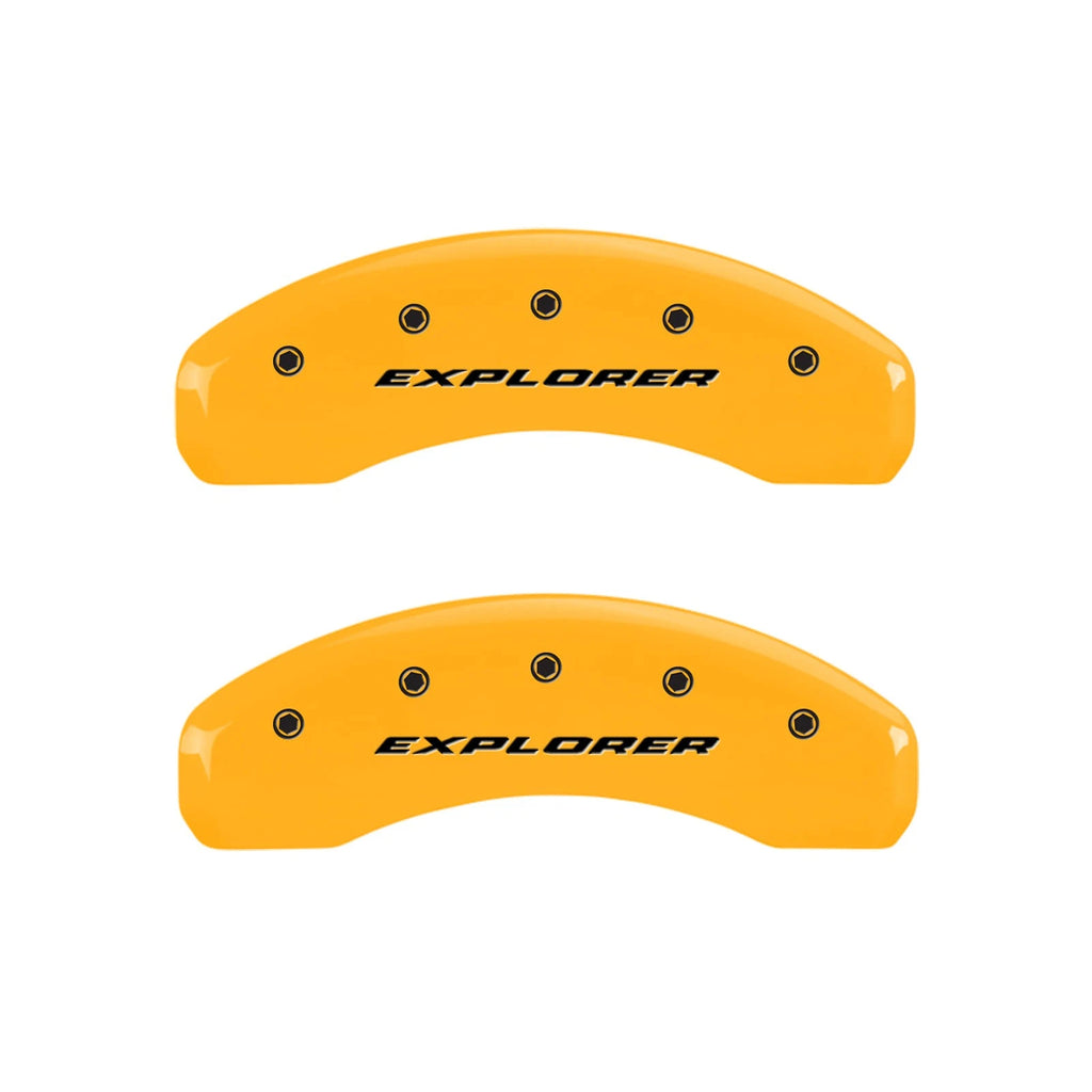 Caliper Covers Front Left Right Yellow for Ford Explorer (2006–2010) by MGP