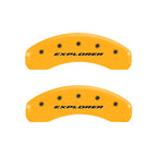 Caliper Covers Front Left Right Yellow for Ford Explorer (2006–2010) by MGP