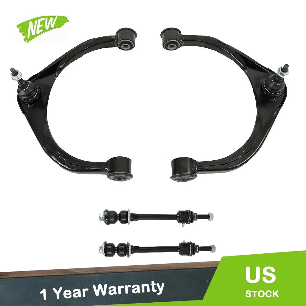 Set of 2 Front Upper Control Arms and Sway Bars for Dodge Ram 1500 Classic (2009–2017)
