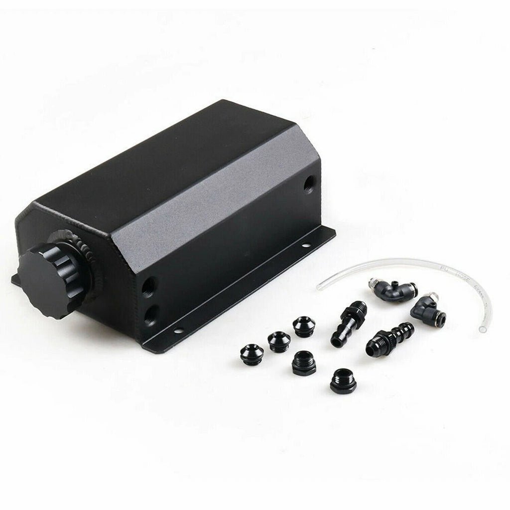 2L Alloy Water Coolant Overflow Tank Reservoir with Aluminum Cap