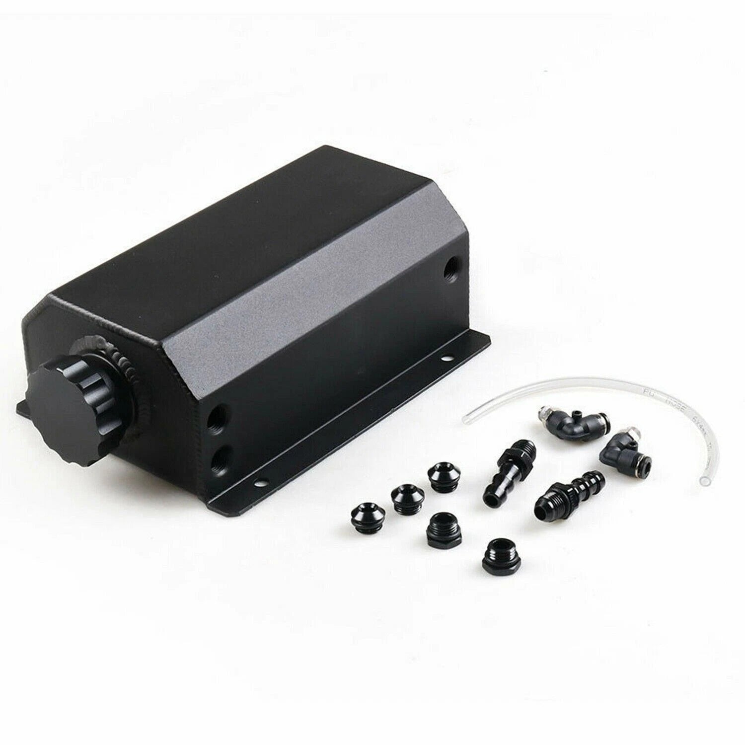 2L Alloy Water Coolant Overflow Tank Reservoir with Aluminum Cap