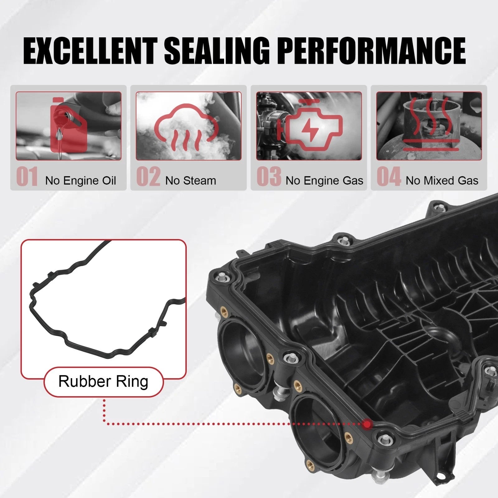 Engine Valve Cover Assembly for Dodge Chrysler Jeep 3.6L (2011-2021)