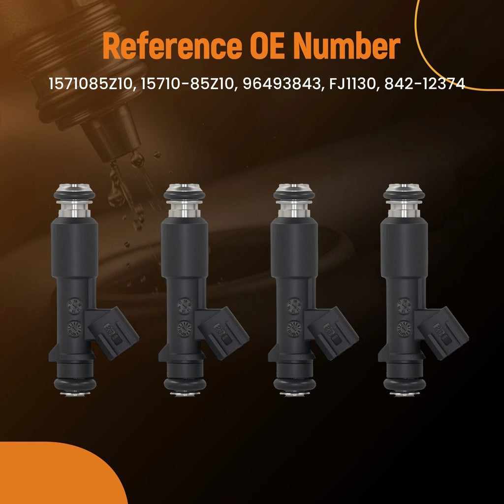 Set of 4 Fuel Injectors for Forenza 2.0L L4 (2006–2008)