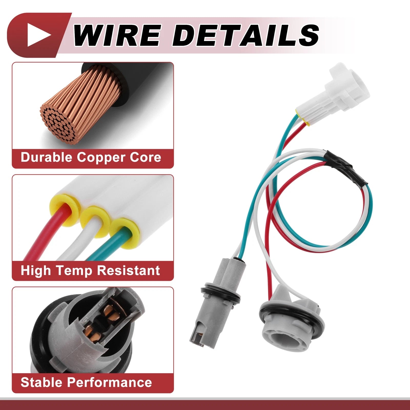 Headlight Light Socket Wiring for Toyota 4Runner (2006–2009) No. 8112535440