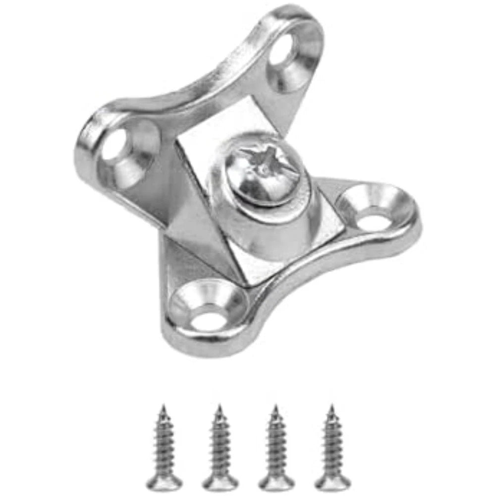 Set of 12 Zinc Alloy 90 Degree Black Corner Brackets for Furniture