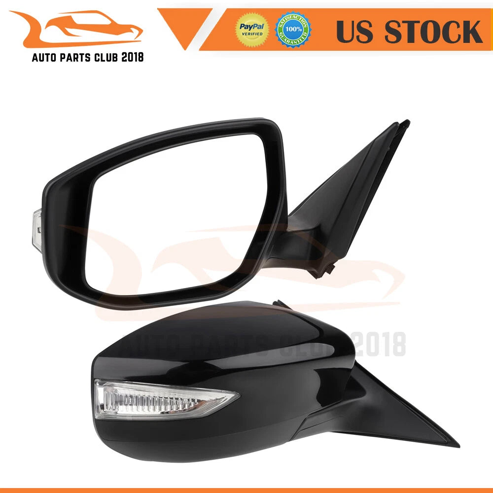 Power Heated Turn Signal Side View Mirrors for Nissan Altima (2013–2018)