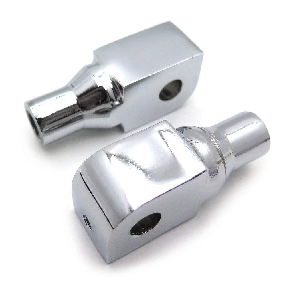 Chrome Foot Pegs Connection Fittings for Honda Shadow VTX Valkyrie (2001–2009)