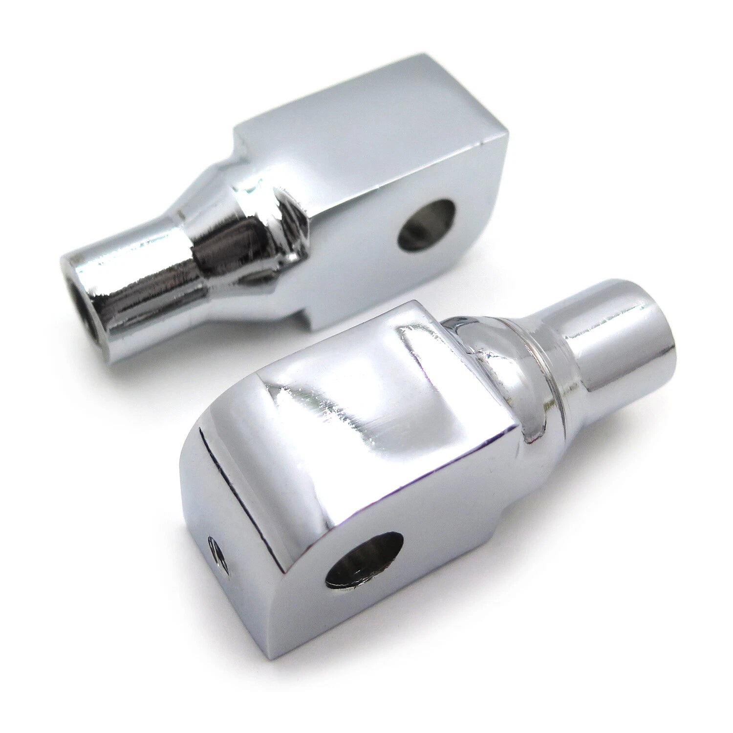 Chrome Foot Pegs Connection Fittings for Honda Shadow VTX Valkyrie (2001–2009)