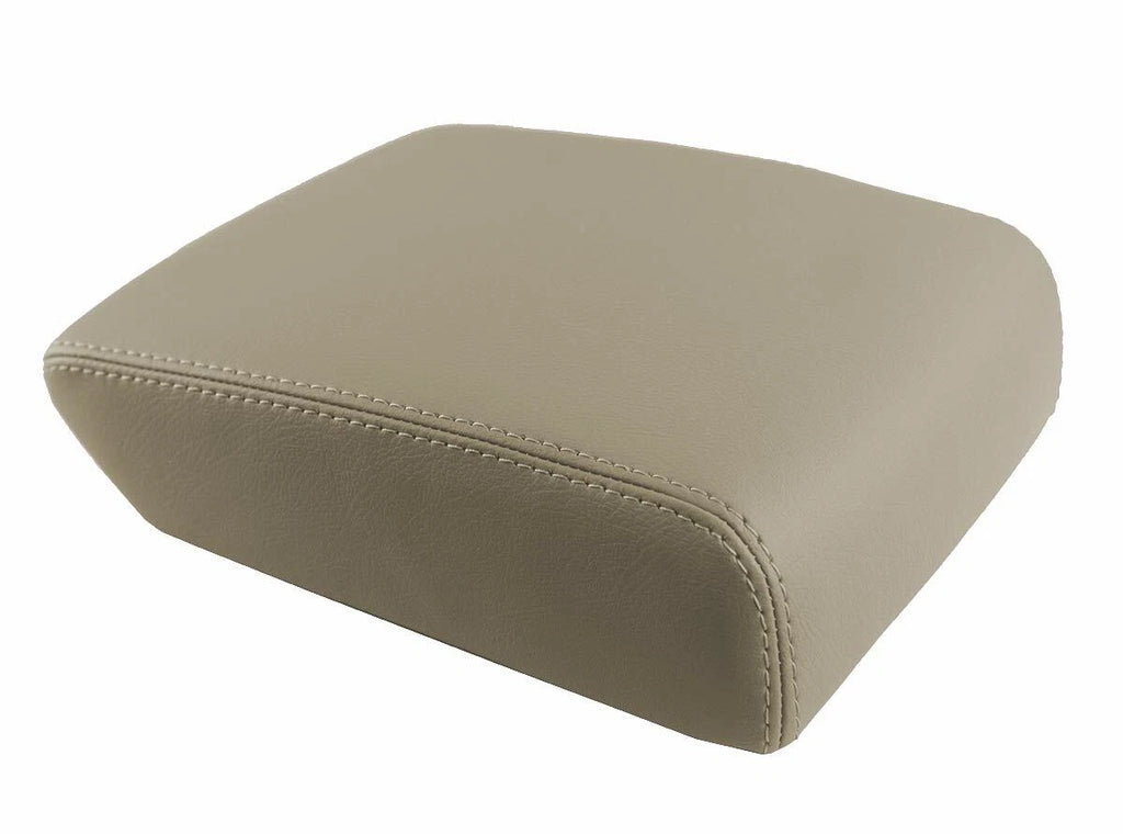 Leather Console Lid Pull Over Cover for Jeep Grand Cherokee (2005–2010) Beige