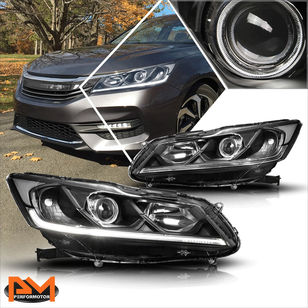 LED DRL Bar Projector Headlight for Honda Accord Sedan (2016–2017)
