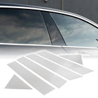 Set of 6 Car Pillar Window Trim Covers for Chrysler 300 300C (2005–2010) Chrome