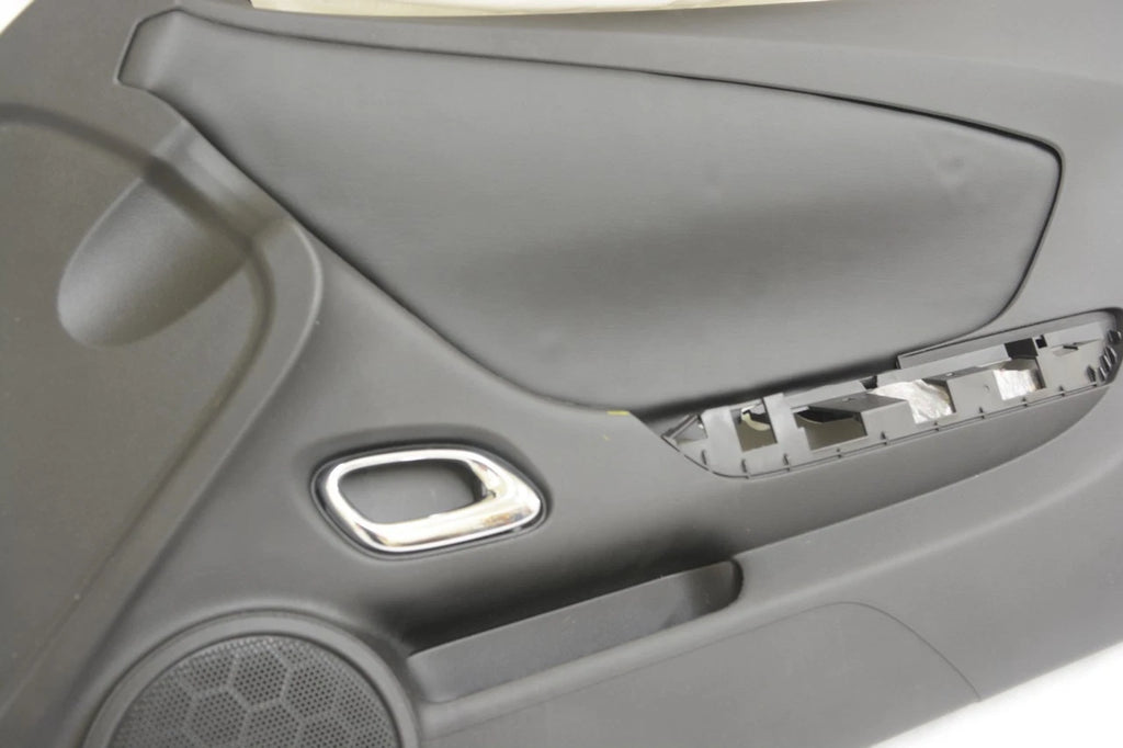 Door Panel Insert Cards for Chevrolet Camaro (2010–2015) Gray Leather Synthetic
