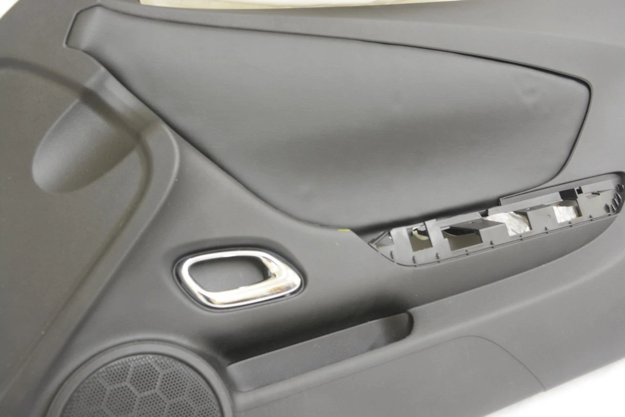Door Panel Insert Cards for Chevrolet Camaro (2010–2015) Gray Leather Synthetic