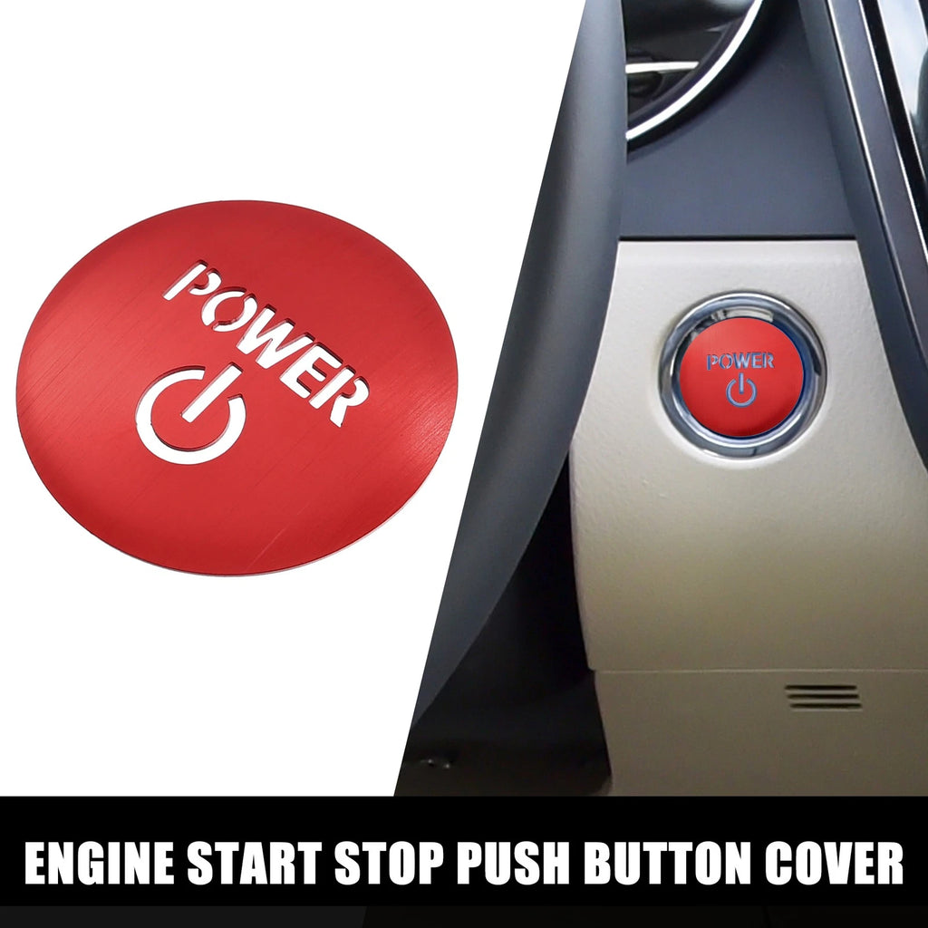 Engine Start Stop Button Cover for Toyota Crown Royal AWS21 (2012–2018) Red