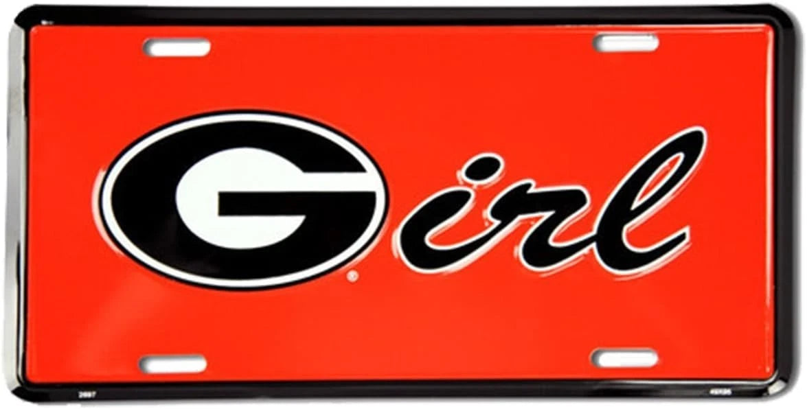Georgia Bulldogs License Plate for Car Truck (Metal Sign)