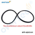 Top Cowling Seal for Yamaha 4 Stroke 80 90 100HP Outboard (6FP-42615, 6FP-42615-01)